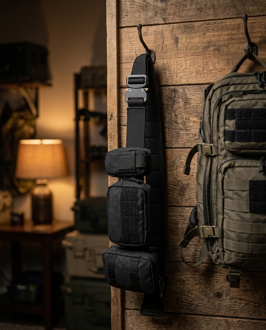 1.75" Outer Equipment Belt: Home rack
