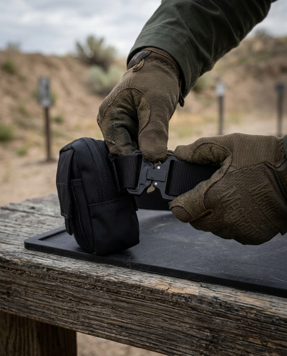 25mm Quick-Connect Buckle: Range day