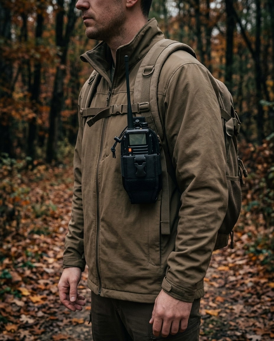 Adjustable Radio Carrier: Trail and hunting