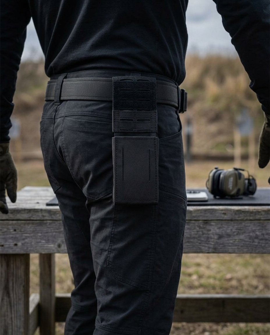 Low-Profile Rifle Magazine Pouch: Range day