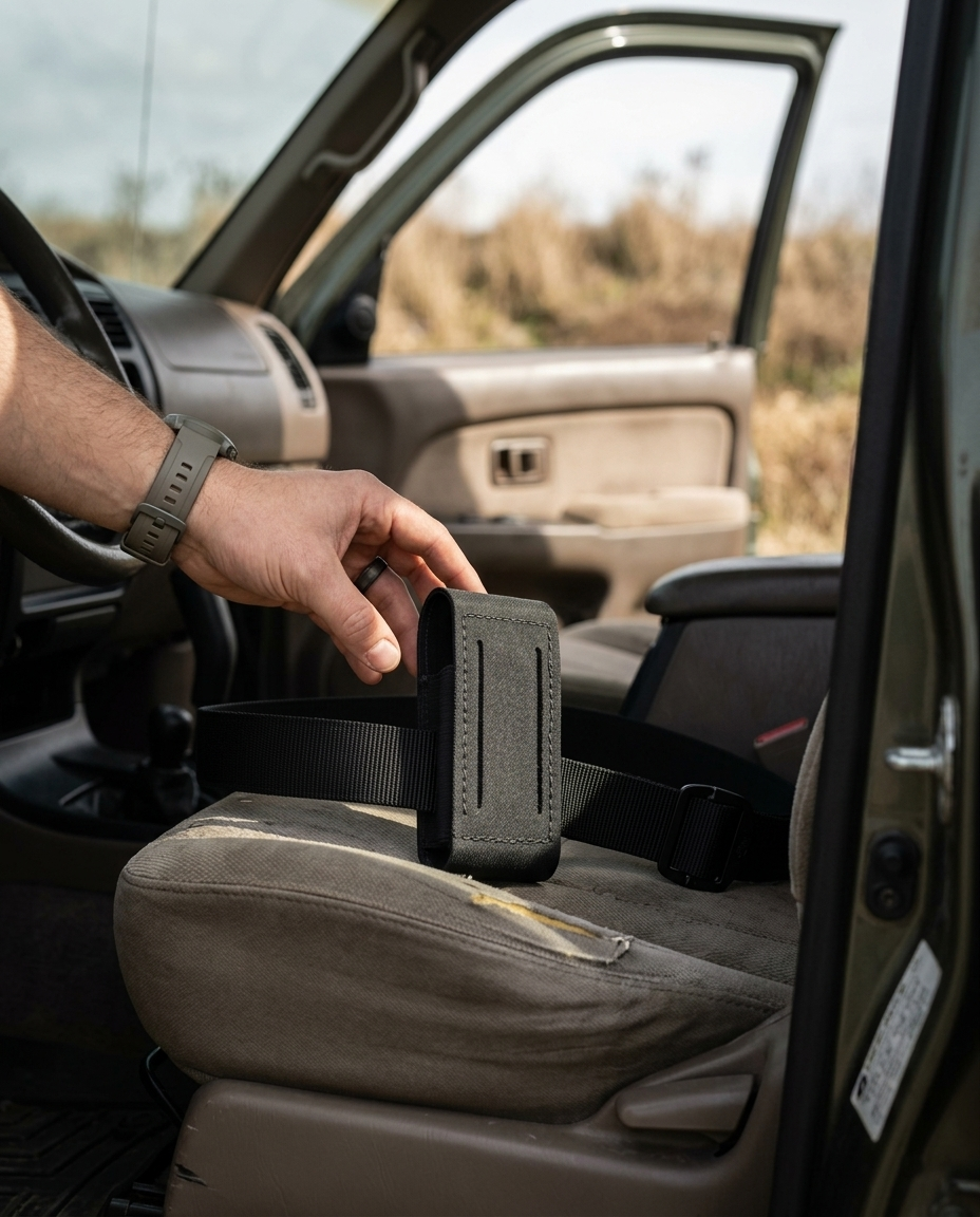 Low-Profile Single Magazine Pouch: Vehicle