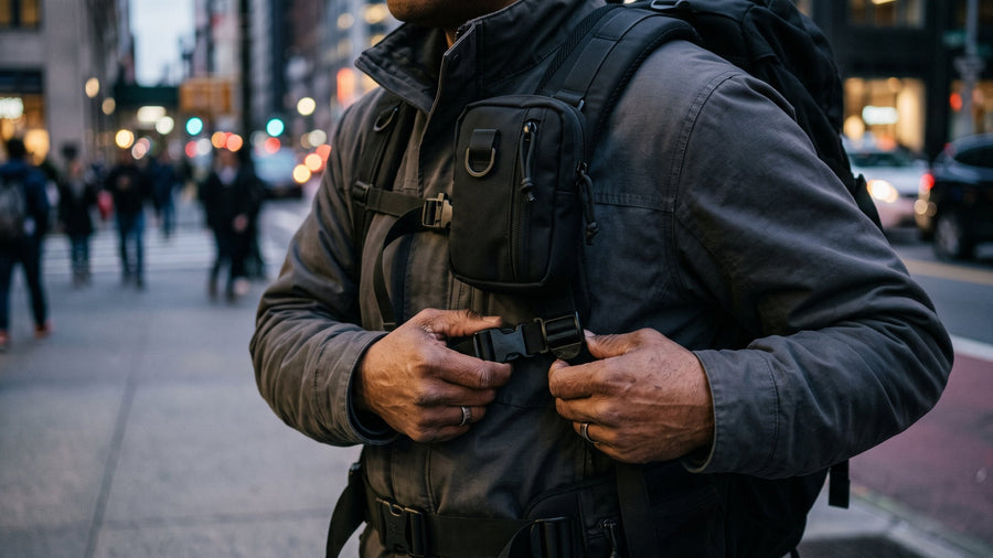 How to Mount a Pouch on a Backpack Strap Without the Bounce