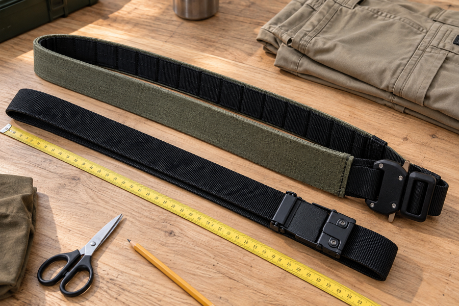 How to Size a Tactical Belt: Measuring, Two-Piece Belts and Trimming a Ratchet Belt