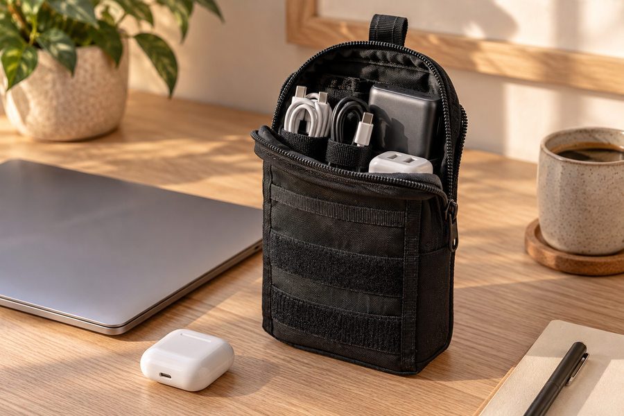 How to Organize Cables and Chargers: Packing a Tech Pouch That Stays Tidy