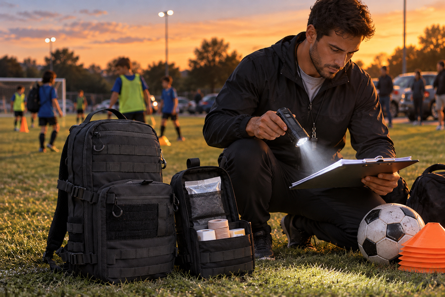 Youth Sports Coach Bag Essentials: Safety, Sideline and Evening Practice
