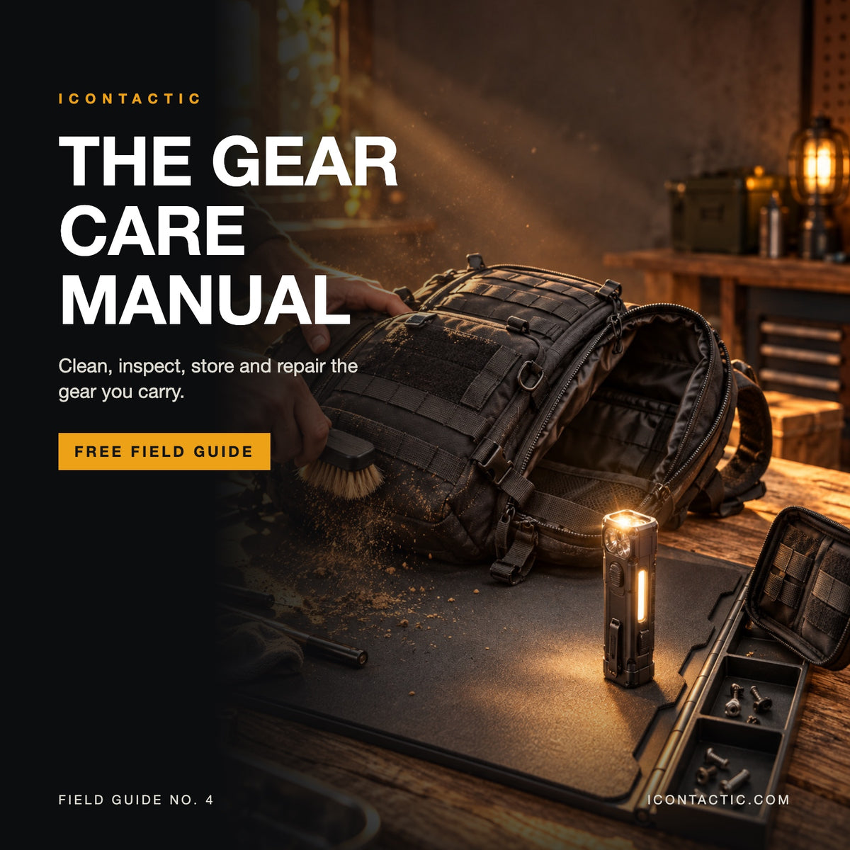 The Gear Care Manual free eBook cover by ICONTACTIC