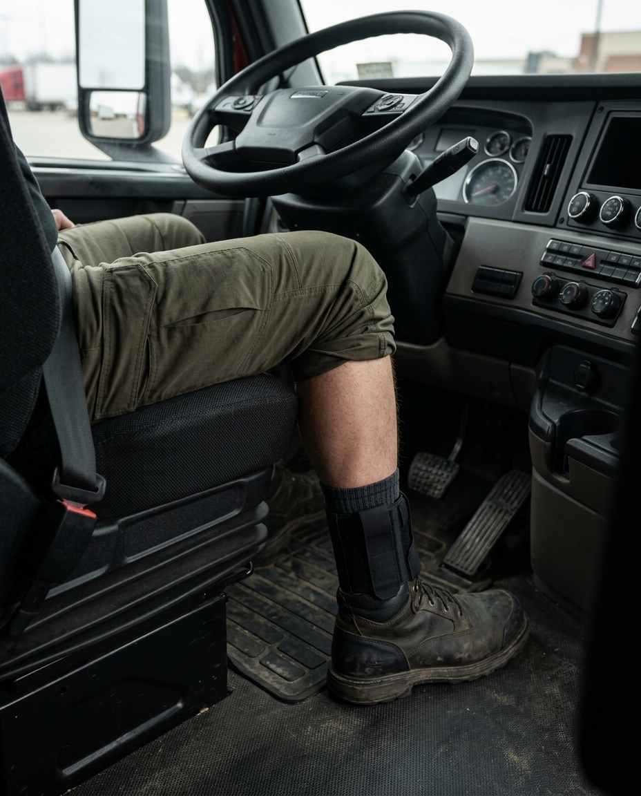 Ankle Utility Carrier: Driving