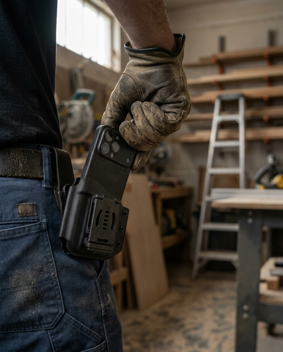 Belt-Clip Phone Sheath: Work