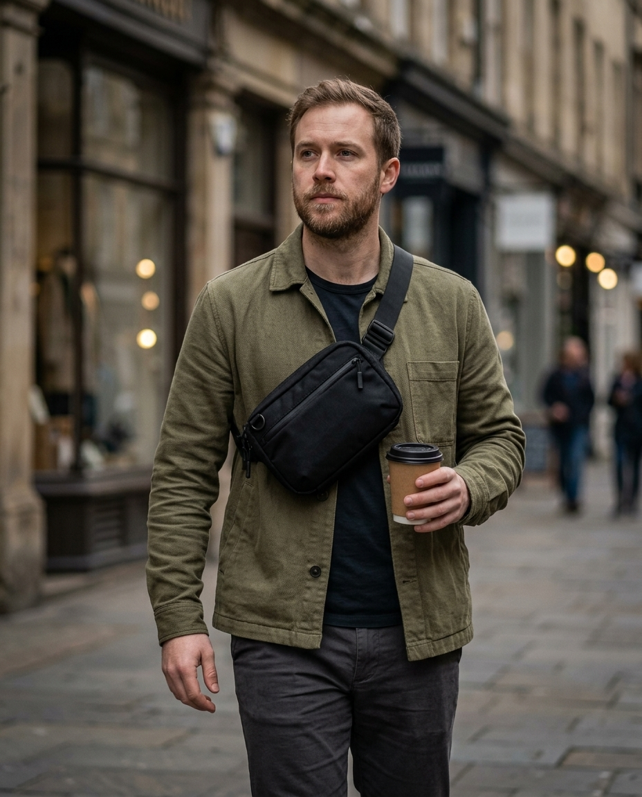 Full-Size Concealment Carry Bag: City routine