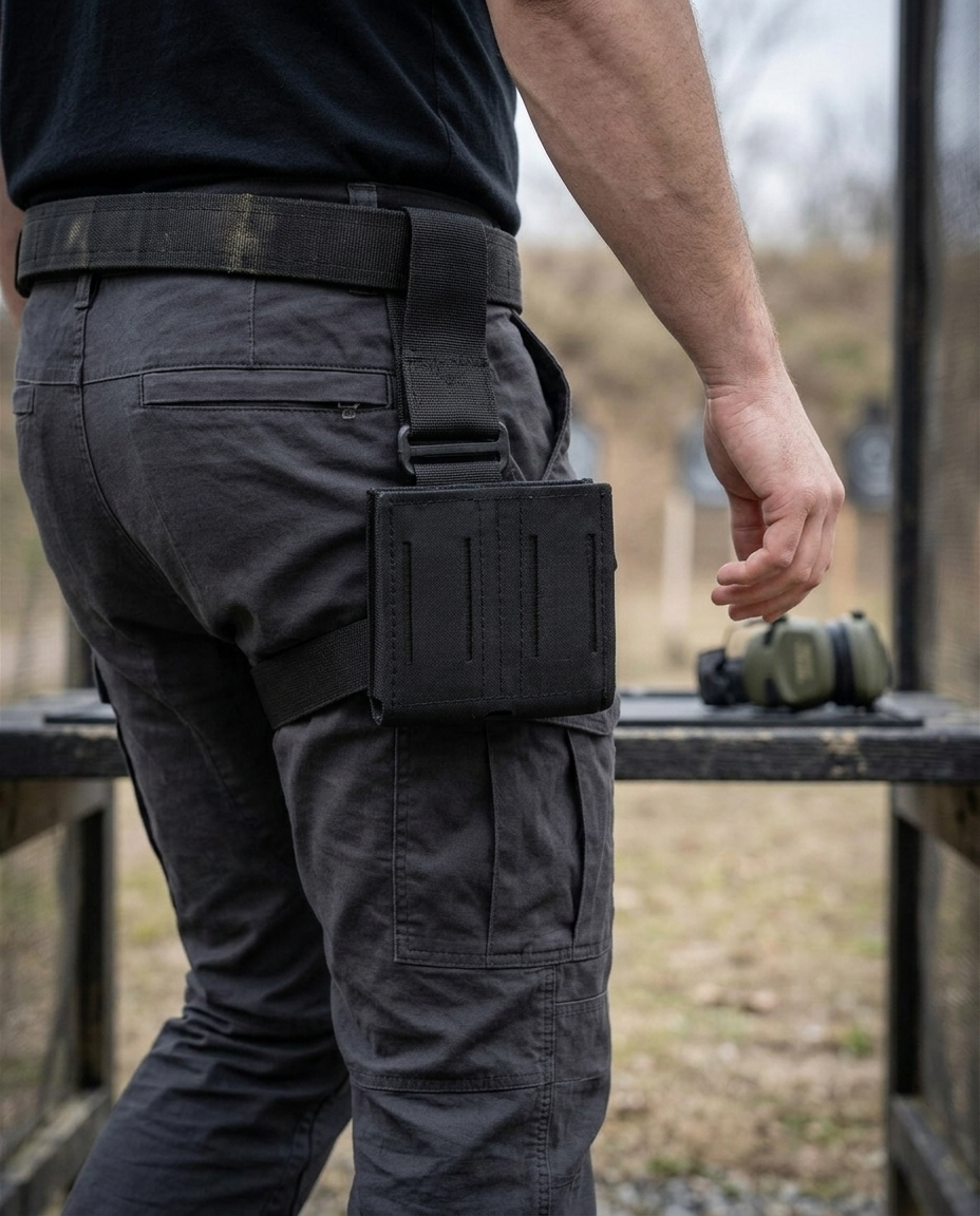 Low-Profile Double Magazine Pouch: Range day
