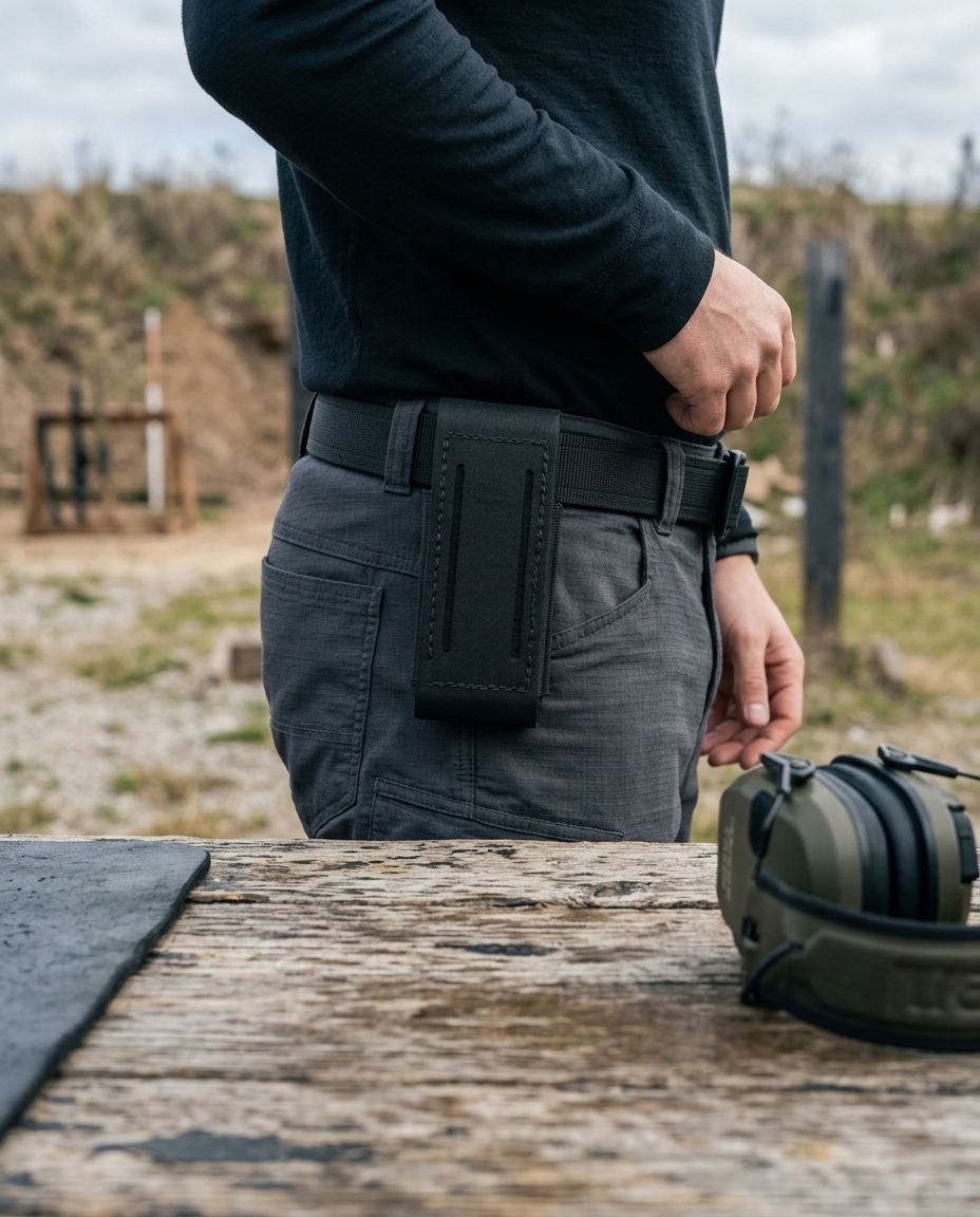 Low-Profile Single Magazine Pouch: Range day