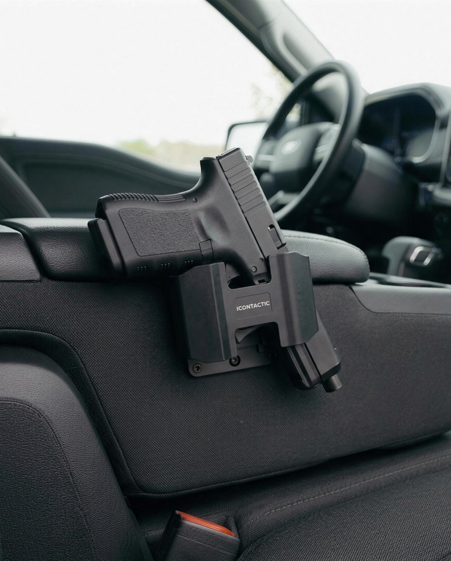 Magnetic Handgun Mount: Truck