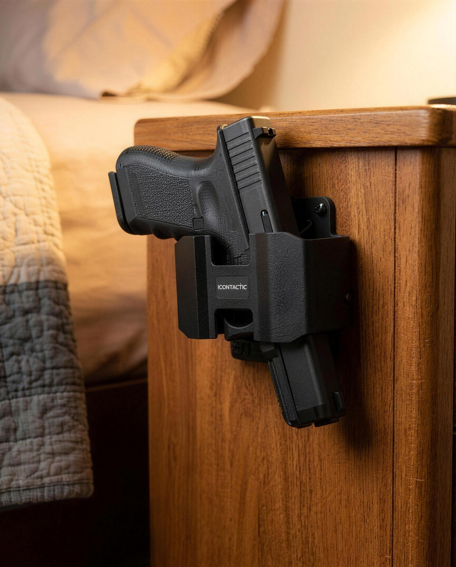 Magnetic Handgun Mount: Home