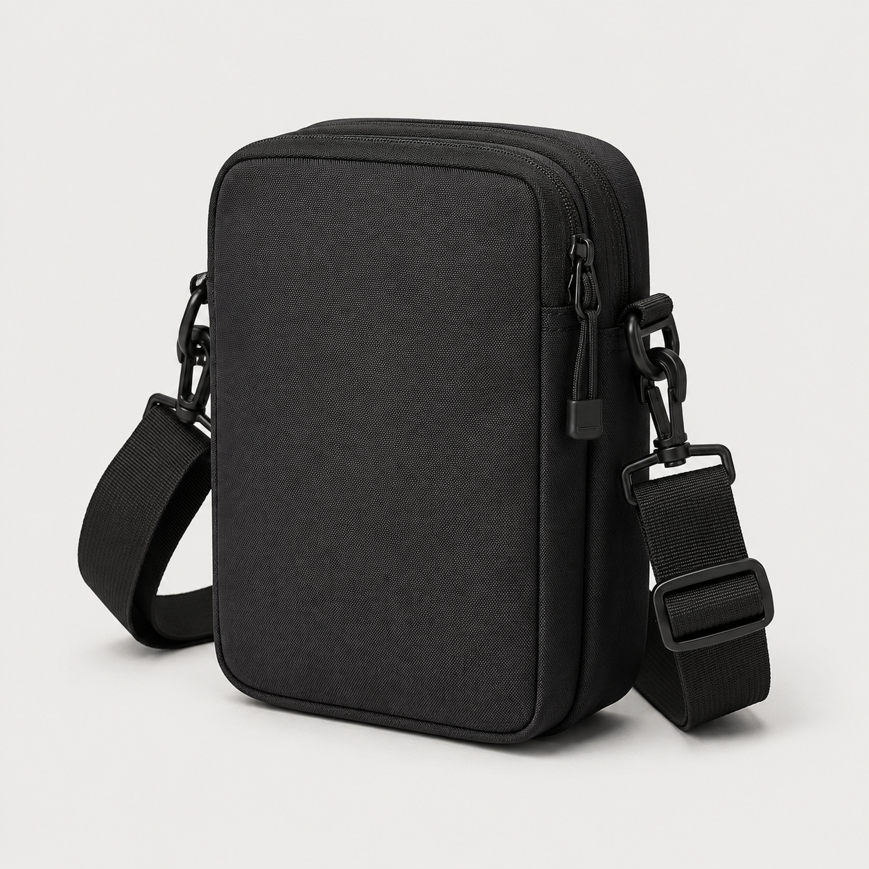 ICONTACTIC Modular Crossbody Bag, concept render pending supplier verification, front three-quarter view on light grey