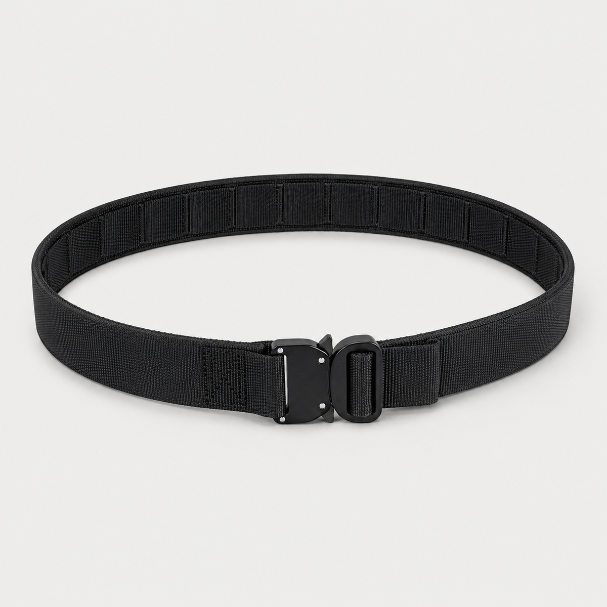 ICONTACTIC 1.75" Outer Equipment Belt, concept render pending supplier verification, belt only, front view on light grey