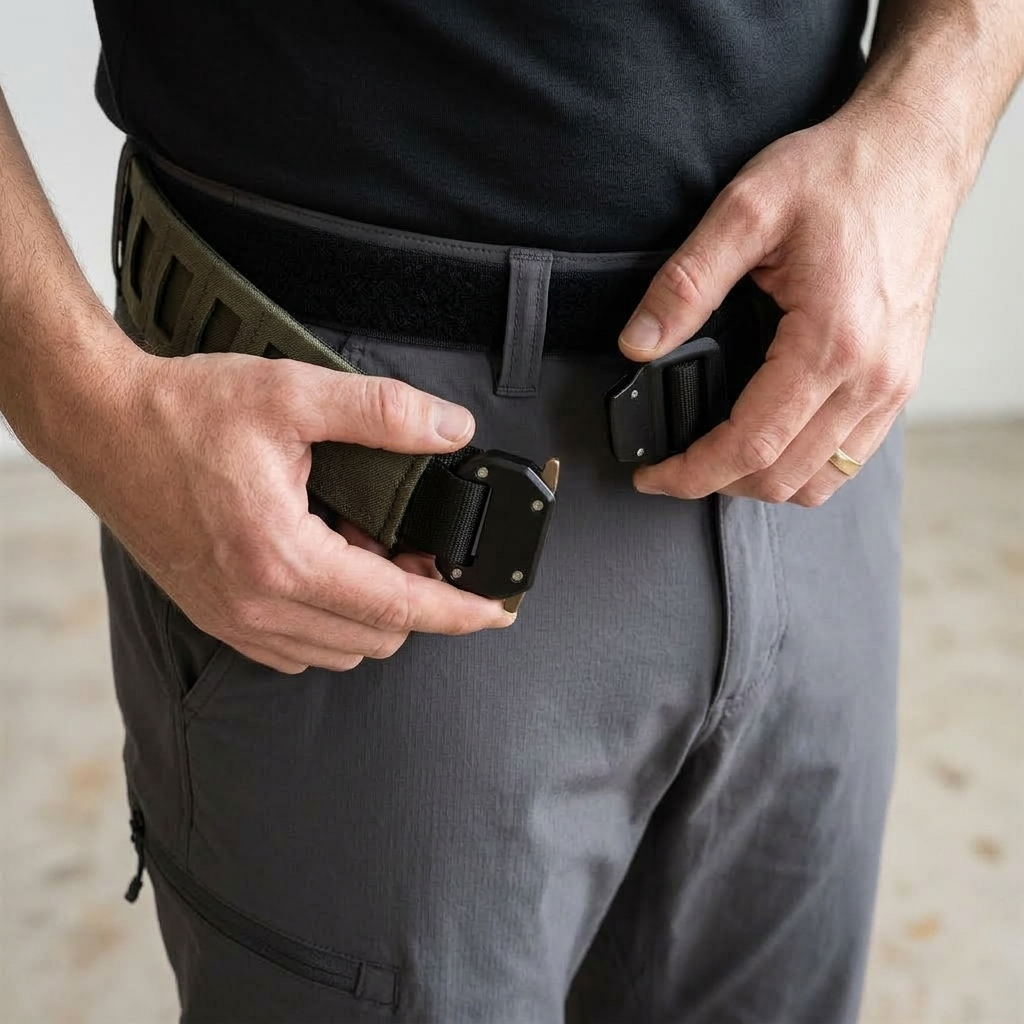 Two-belt setup