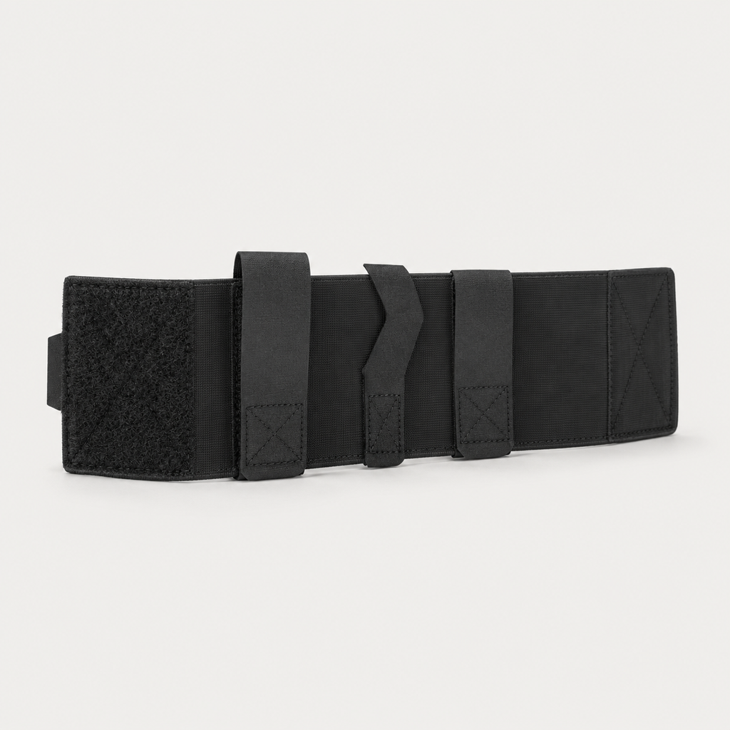 ICONTACTIC Ankle Utility Carrier, concept render pending supplier verification, empty carrier laid flat, on light grey