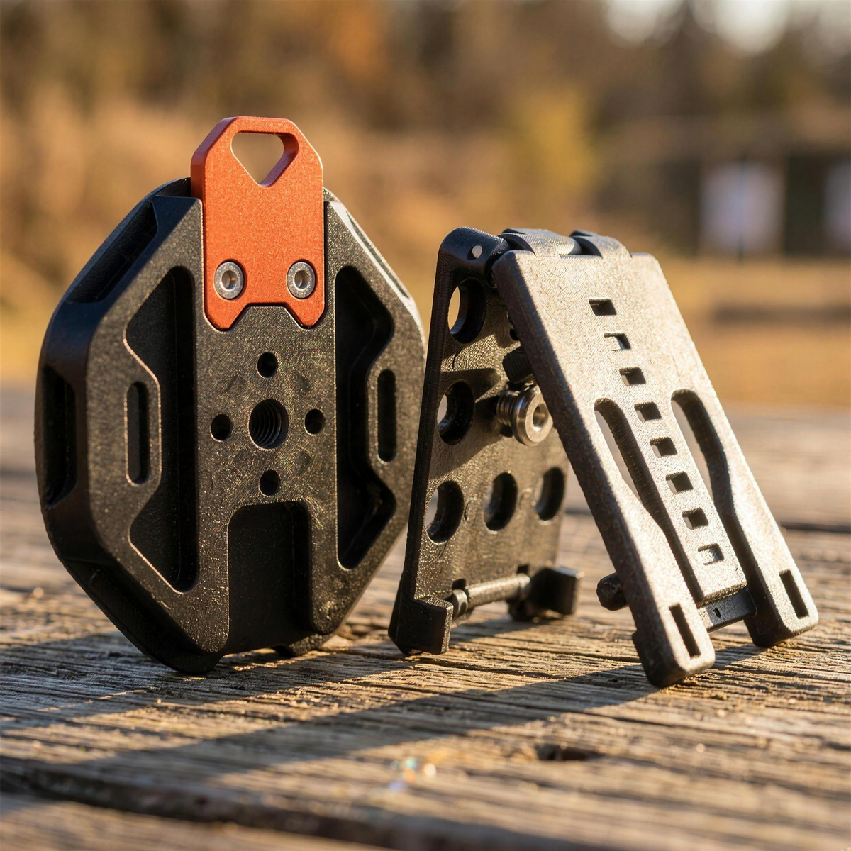 ICONTACTIC Magnetic Phone Mount for Straps and Webbing, concept render pending supplier verification, close-up of the magnet face and strap attachment