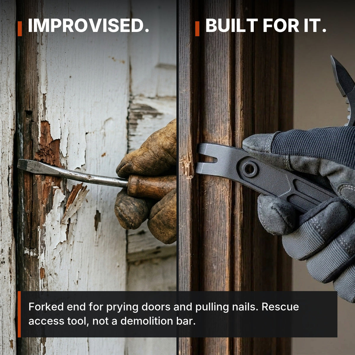 Improvised. Built for it.